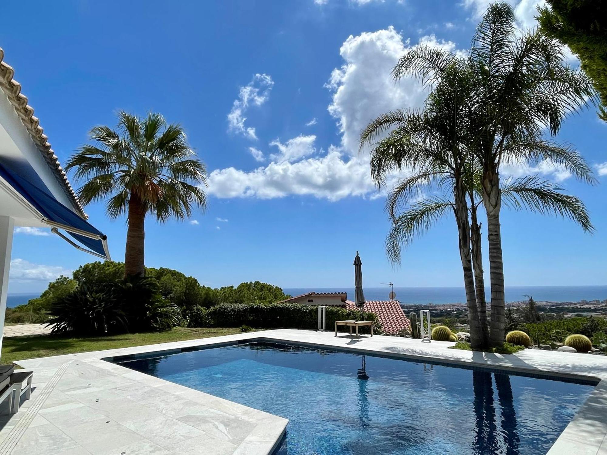Palm Maresme - Suite With Bathroom And Terrasse With Ocean Views In A Private Villa Біласа-да-Дал Екстер'єр фото