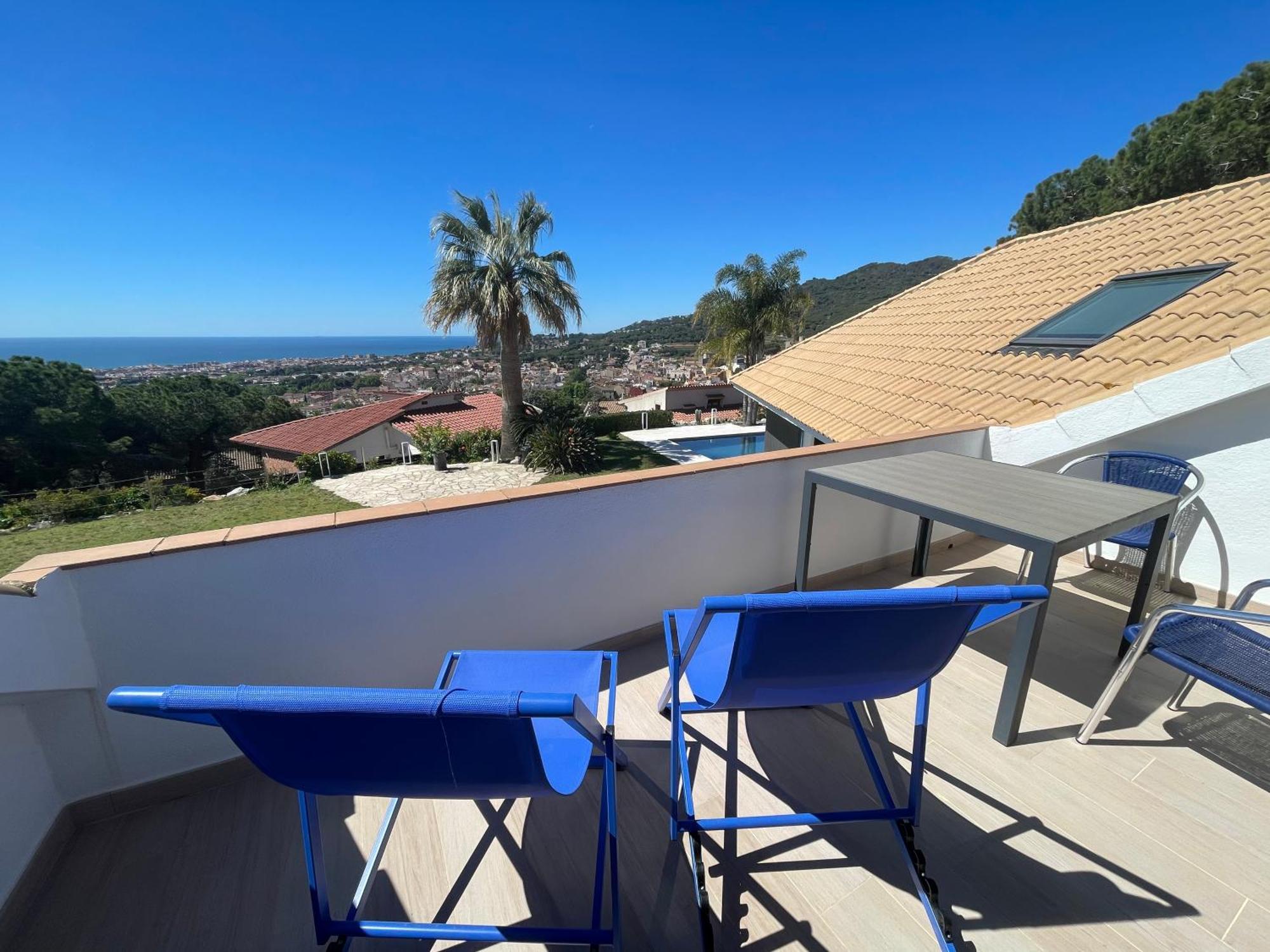 Palm Maresme - Suite With Bathroom And Terrasse With Ocean Views In A Private Villa Біласа-да-Дал Екстер'єр фото